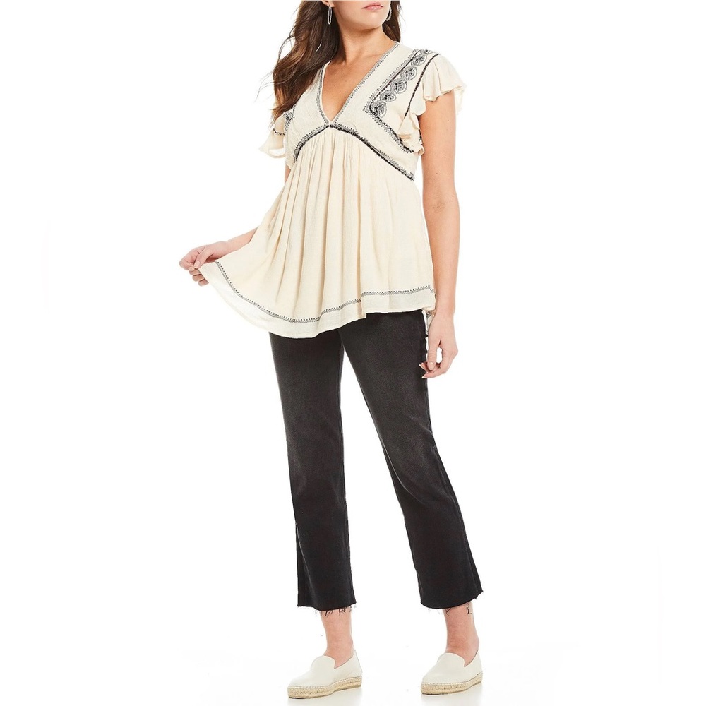 Free People| ‘Falling Water’ Embroidered Tunic - Picture 3 of 12
